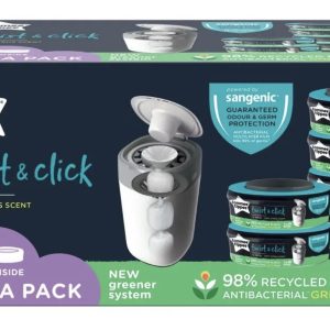 Tommee Tippee Twist & Click Nappy Disposal Unit Refill Cassette 6 Pack